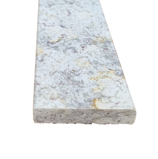 River White Granite Threshold | Beveled